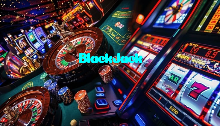 BlackJack casino presented on mobile device in Pakistan with slots and live games